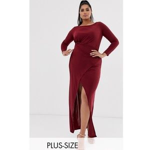 New with Tags ASOS Club L Long Sleeve Maxi Dress